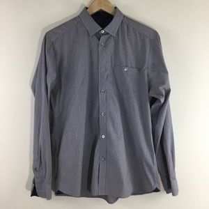 Ted Baker Men's Size 4/ L Long Button Down Shirt